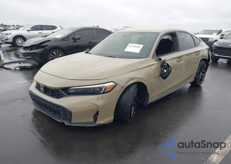 2025 Honda Civic Sedan Sport from USA, damaged, VIN 19XFL2H83SE008434